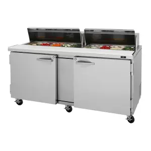 Turbo Air PST-72-N 72 5/8" PRO Series Sandwich/Salad Prep Table w/ Refrigerated Base, 115v