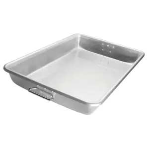 Winco ALRP-1826H Bake Roast Pan w/ Handle, 17 3/4 x 25 3/4 x 3 1/2", Aluminum