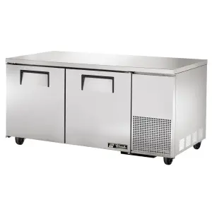 True TUC-67F-HC 67" W Undercounter Freezer w/ (2) Sections & (2) Doors, 115v