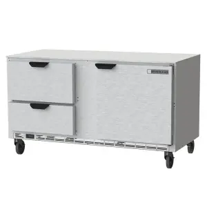 Beverage-Air UCFD60AHC-2 60" W Undercounter Freezer w/ (2) Section & (1) Door (2) Drawers, 115v