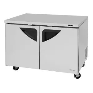Turbo Air TUF-48SD-N 48 1/4" W Undercounter Freezer w/ (2) Sections & (2) Doors, 115v