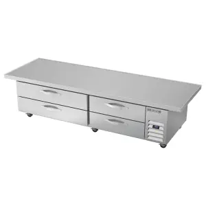 Beverage-Air WTRCS84HC-96 96" Hydrocarbon Series Chef Base w/ (4) Drawers - 115v