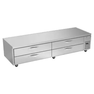 Beverage-Air WTFCS96HC 96" Hydrocarbon Series Chef Base Freezer w/ (4) Drawers - 115v