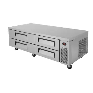 Turbo Air TCBE-72SDR-N 72" Super Deluxe Chef Base w/ (4) Drawers - 115v