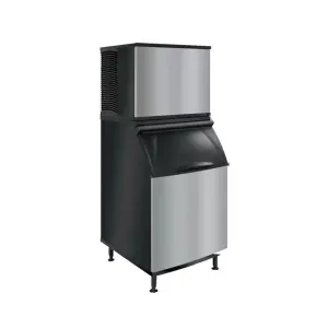 Koolaire KDT1000A/K970 890 lb KDT Series Full Cube Ice Machine w/ Bin - 882 lb Storage, Air Cooled, 208-230v