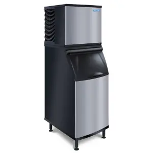 Koolaire KDT0420W/K420 457 lb KDT Series Full Cube Ice Machine w/ Bin - 383 lb Storage, Water Cooled, 115v