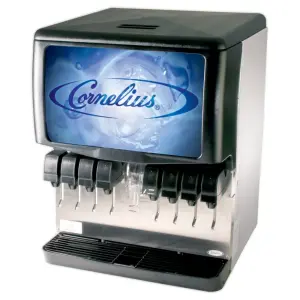 Cornelius 621052806 Countertop Cube Ice & Soft Drink Dispenser - 250 lb Storage, Cup Fill, 115v
