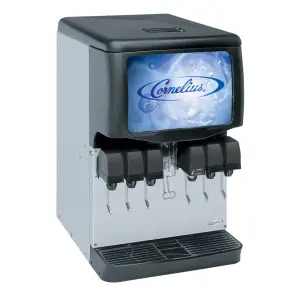 Cornelius 621053404 Countertop Cube Ice & Soft Drink Dispenser - 150 lb Storage, Cup Fill, 115v