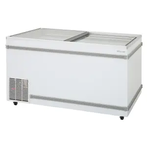 Turbo Air TFS-20F-N 57 3/8" Mobile Chest Freezer w/ (27) Baskets - White, 115v