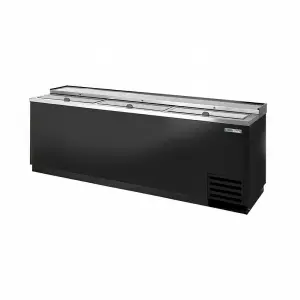 True TD-95-38-HC 95" Forced Air Bottle Cooler - Holds (900) 12 oz Bottles, Lid Locks, 115v