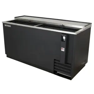 True TD-65-24-HC 65" Forced Air Bottle Cooler - Holds (528) 12 oz Bottles, Lid Locks, 115v