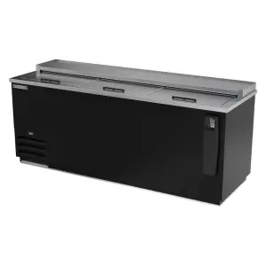 Beverage-Air DW79HC-B 80" Forced Air Bottle Cooler - Holds (253) 12 oz Bottles, 115v