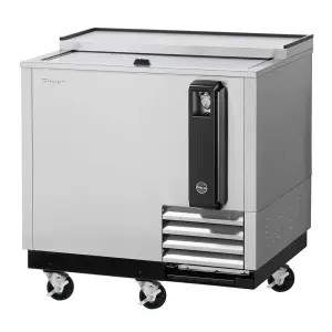 Turbo Air TBC-36SD-N6 36 3/4" Forced Air Bottle Cooler - Holds (288) 12 oz Bottles, Stainless, 115v