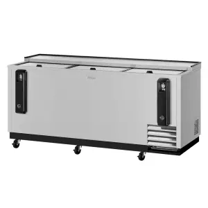 Turbo Air TBC-80SD-N 80 1/2" Forced Air Bottle Cooler - Holds (739) 12 oz Bottles, Stainless, 115v