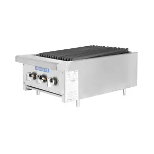 Turbo Air TARB-18 18" Gas Countertop Charbroiler w/ Cast Iron Grate, Convertible