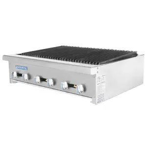 Turbo Air TARB-36 36" Countertop Gas Charbroiler w/ Cast Iron Grates, Liquid Propane