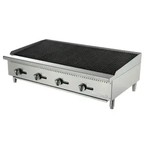 Migali C-CR48 48" Natural Gas Charbroiler w/ Cast Iron Grates, 140,000 BTU
