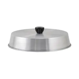 Winco ADBC-10 10" Grill Basting Cover w/ Handle, Aluminum