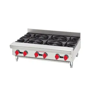 American Range ARSHP-24-4 24" Gas Hotplate w/ (4) Burners & Manual Controls, Liquid Propane
