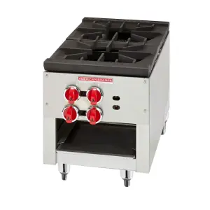 American Range ARSP-18-2 2 Burner Stock Pot Range, Natural Gas