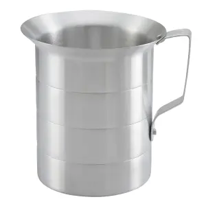 Winco AM-05 1/2 qt Measuring Cup, Aluminum